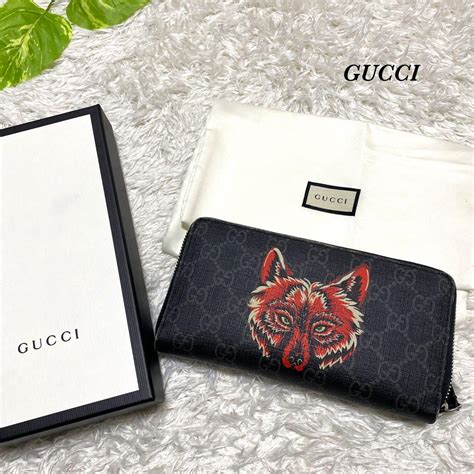 gucci 財布 ウルフ|white Gucci bag.